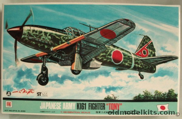 Otaki 1/48 Kawasaki Ki-61 1 Hien (Tony), OT2-6-200 plastic model kit